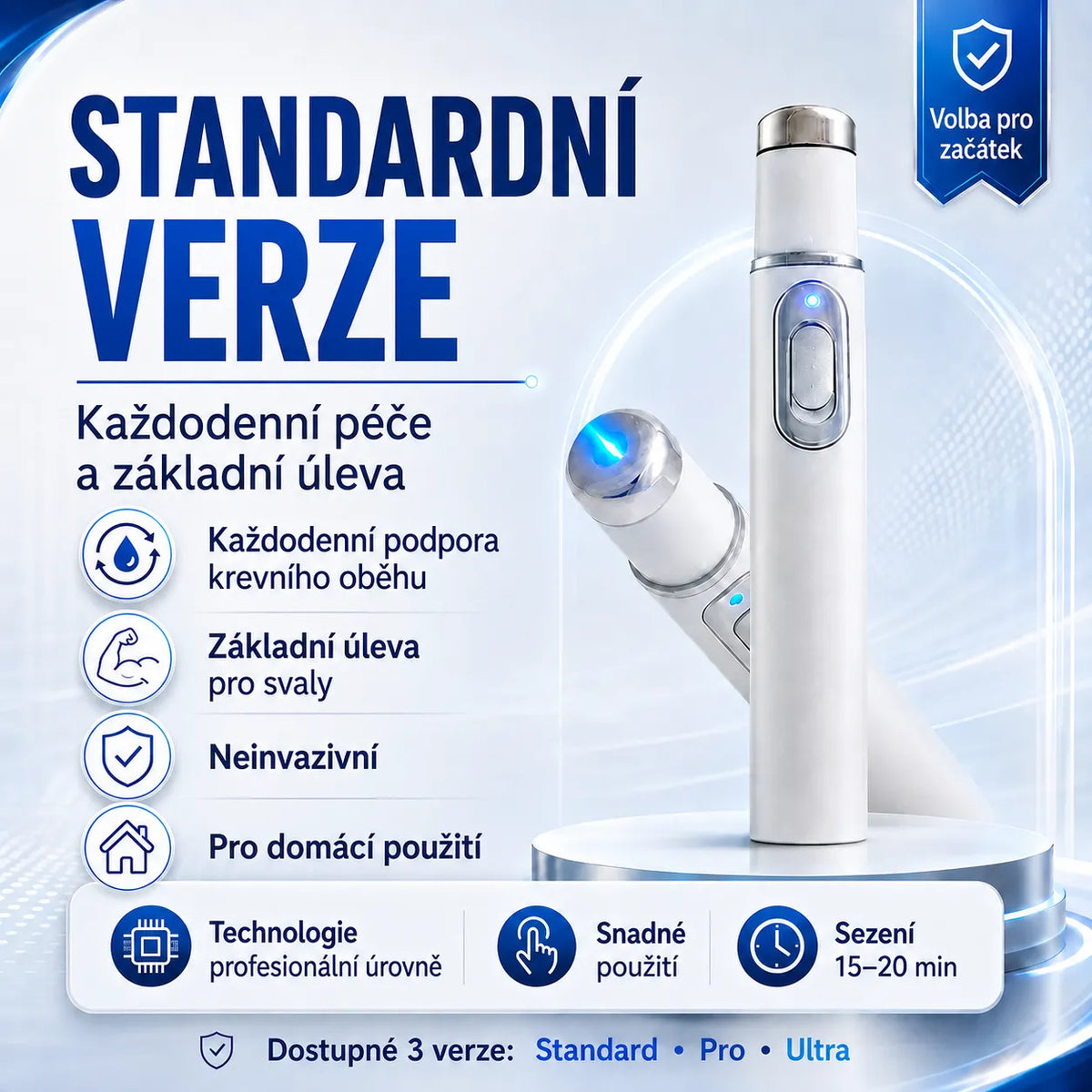 ⚡ Pokročilá rázová vlnová terapie podporuje mužské sexuální zdraví 💪 a pomáhá zmírnit bolesti svalů, kloubů a šlach 🦵